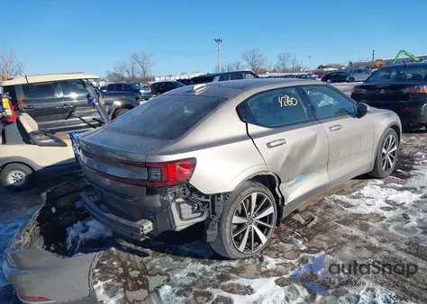 2021 Polestar 2 Launch Edition z USA, uszkodzony, nr VIN LPSED3KA2ML025450